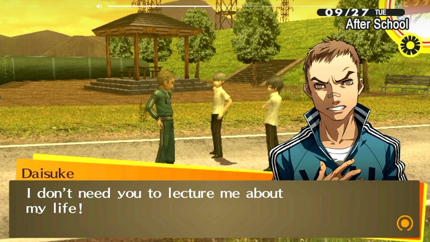 Moments of Truth DAISUKE; Persona 4 social links explained | by