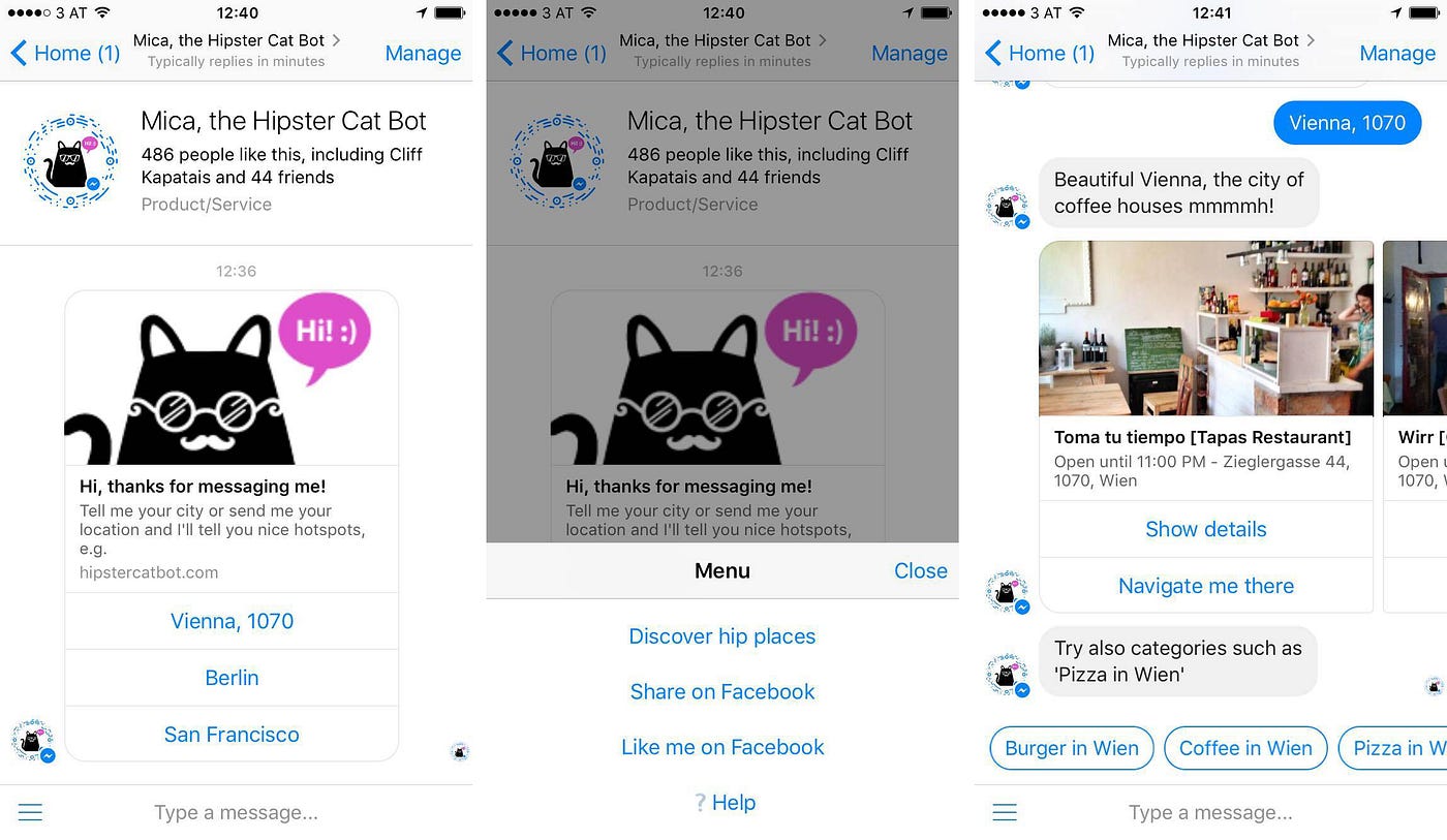 Mica, the Hipster Cat Bot — Four Month After The Launch | by Barbara  Ondrisek | Medium