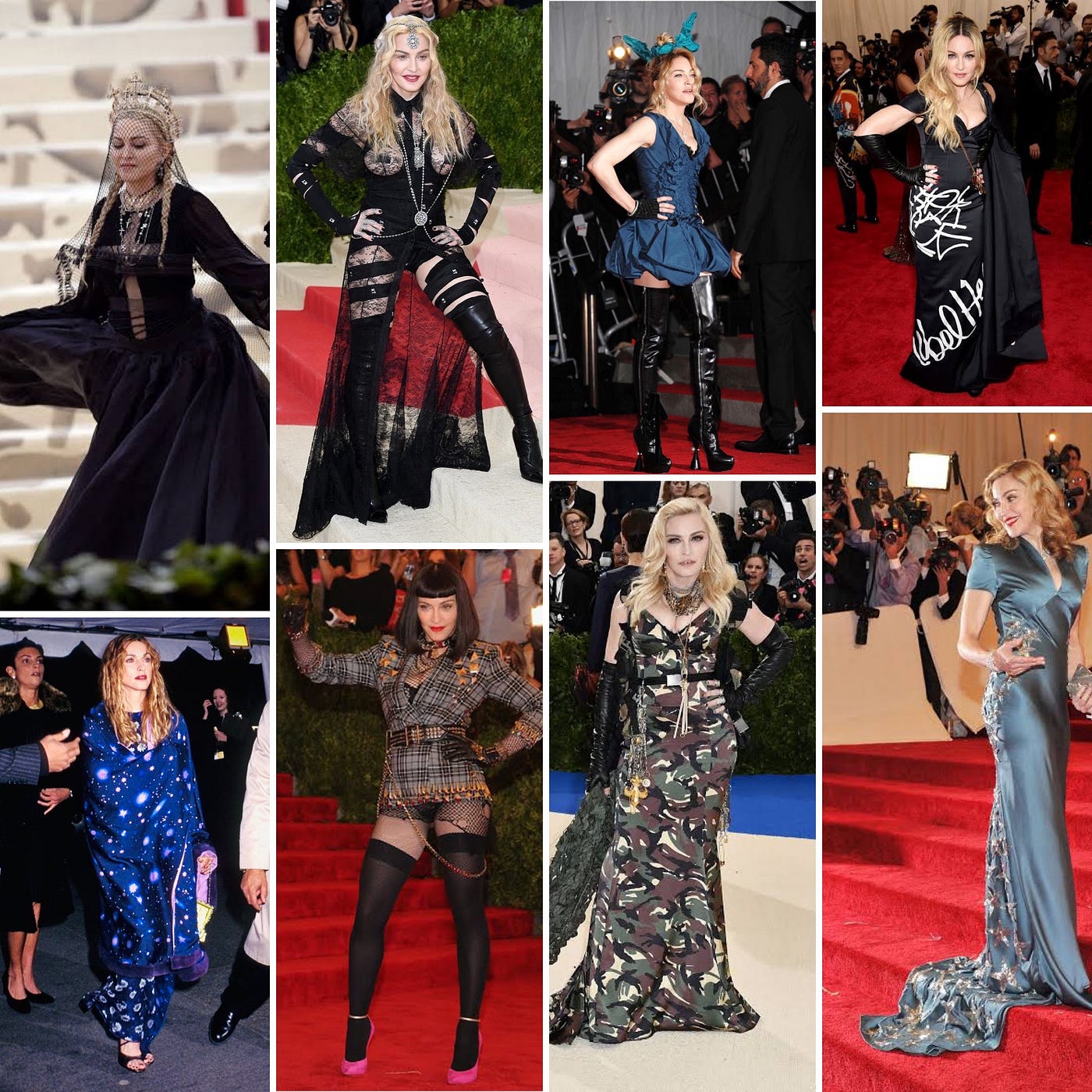 Madonna at the Met Gala: See the Star's Most Outrageous Red Carpet Looks