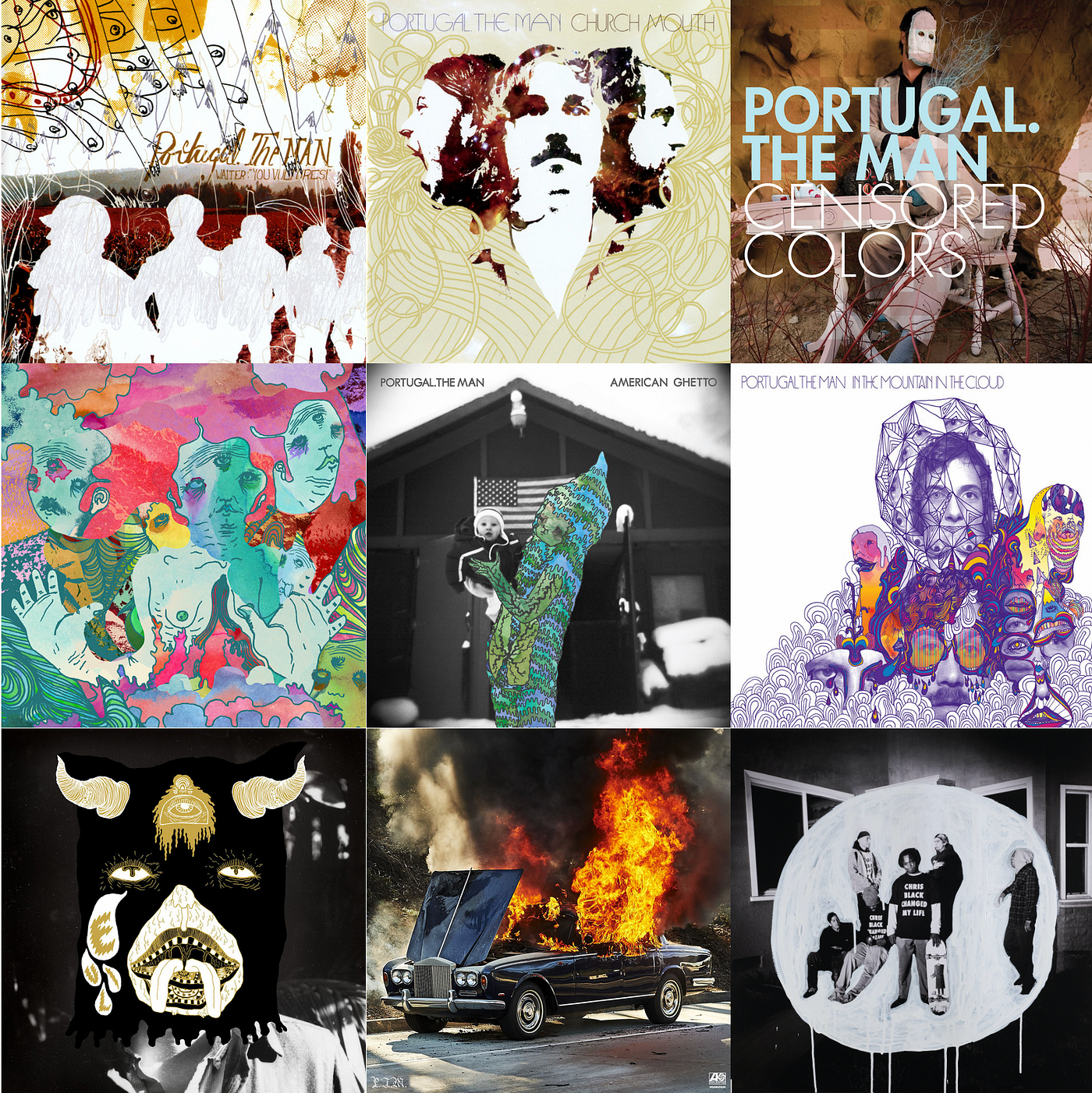Ranking Portugal. The Man's 9 Albums, by Nobody Asked My Opinion, Nobody  Asked My Opinion.