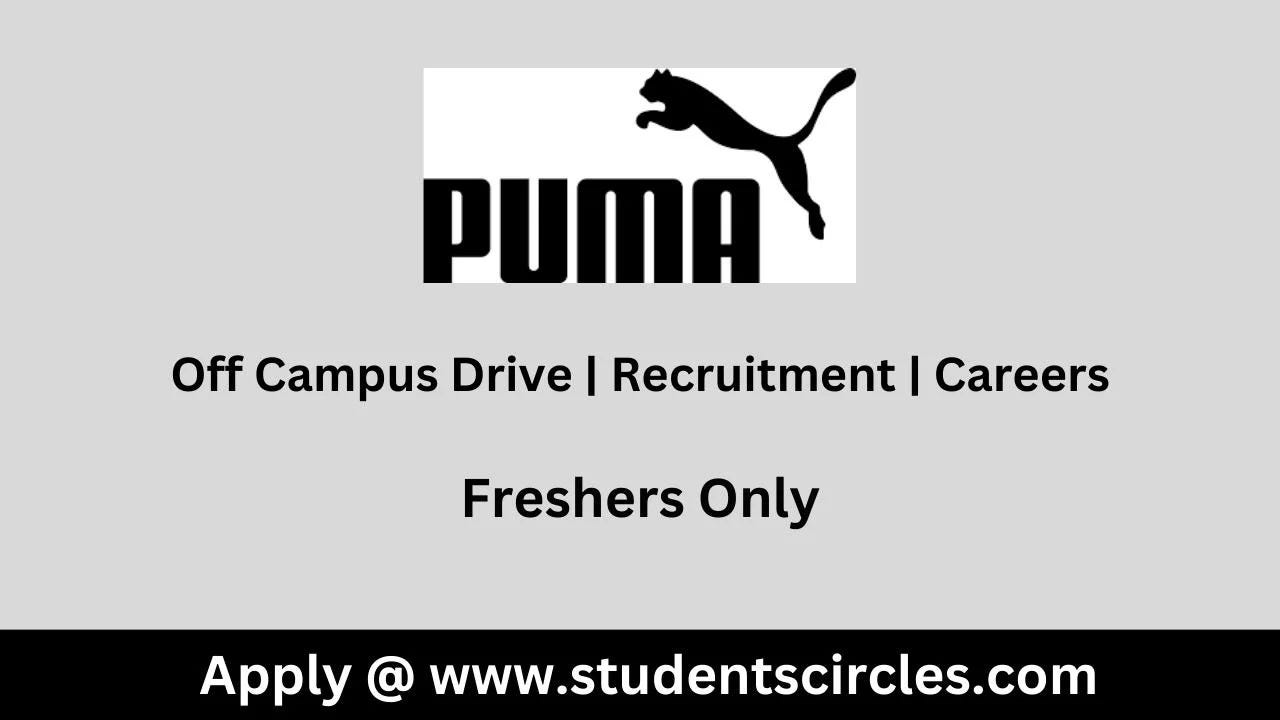 Puma Off Campus Drive 2023 | Fresher | Direct Link | by V G Selvam |  apuzzindia | Medium