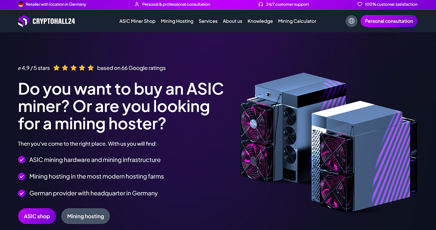 Hashrate Series #3: CryptoHall 24 | by Alephium | Medium