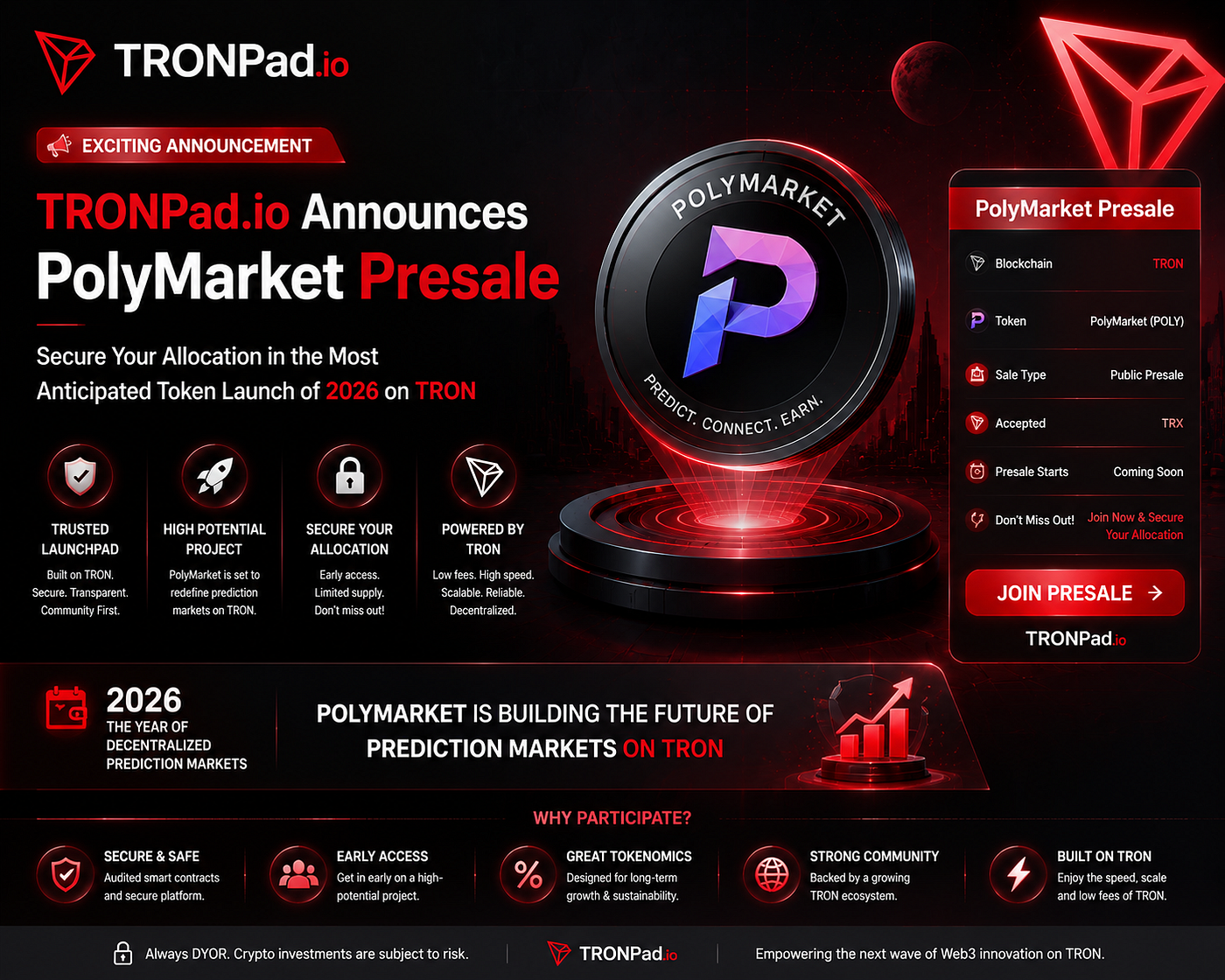 How to Participate in the Polymarket Presale on TRONPad.io — Full Step-by-Step Guide for 2026
