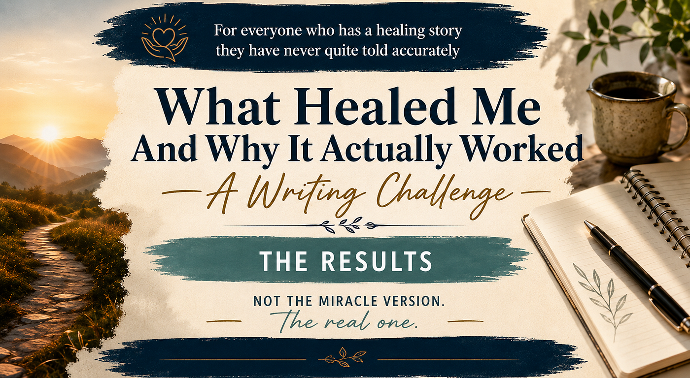 What Healed Me And Why It Actually Worked — The Results