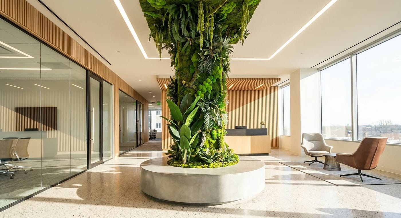 Green Without the Guilt: Why Commercial Artificial Plants Are Perfect for Your Office — LaySun Blog
