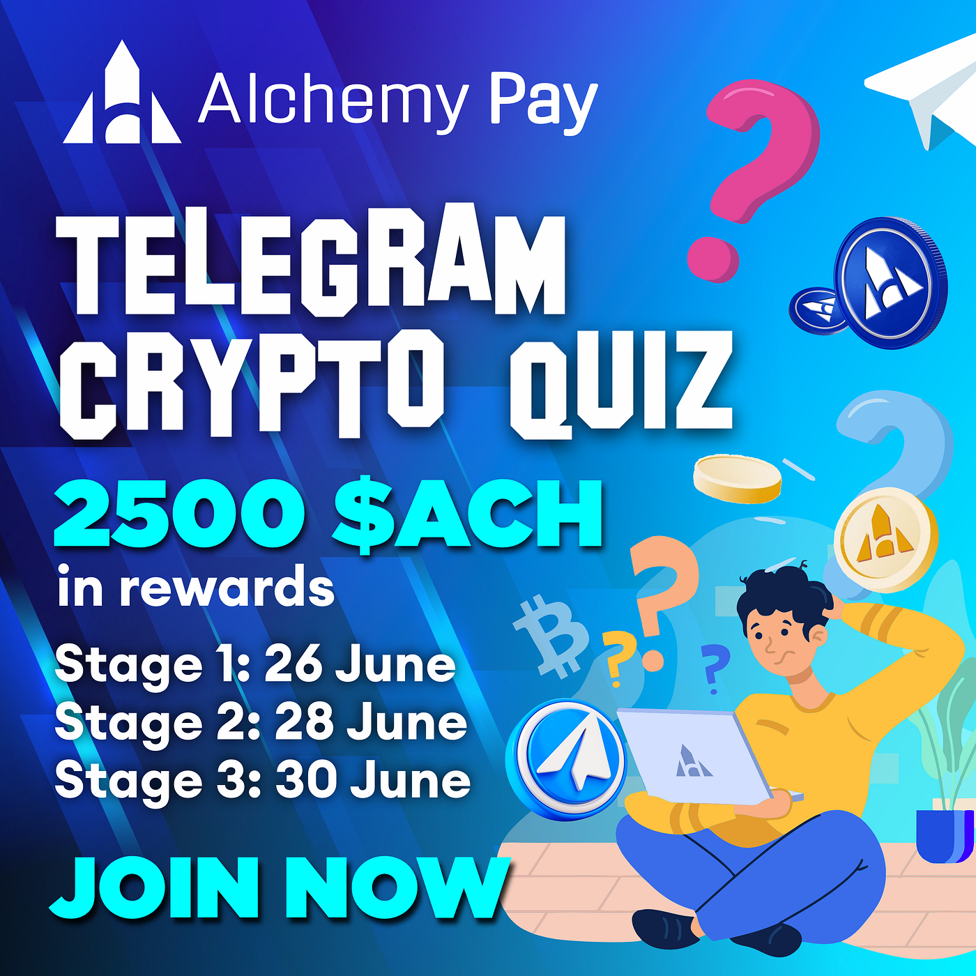 Alchemy Pay Telegram Crypto Quiz. Are you a crypto expert? Prove it! Join…  | by Alchemy Pay | Medium