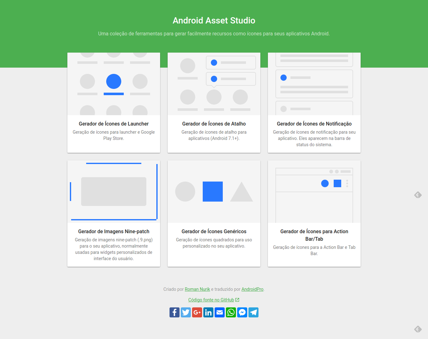 Android Asset Studio — Gerador de Ícones Responsivos