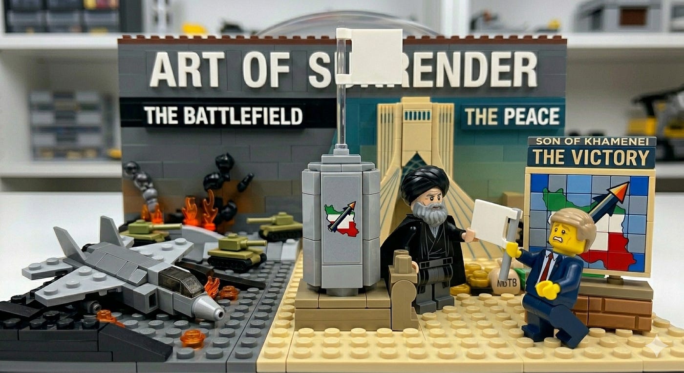 The Art of Surrender: How Iran Won the War It Was Losing in battlefield at negotiation table ?