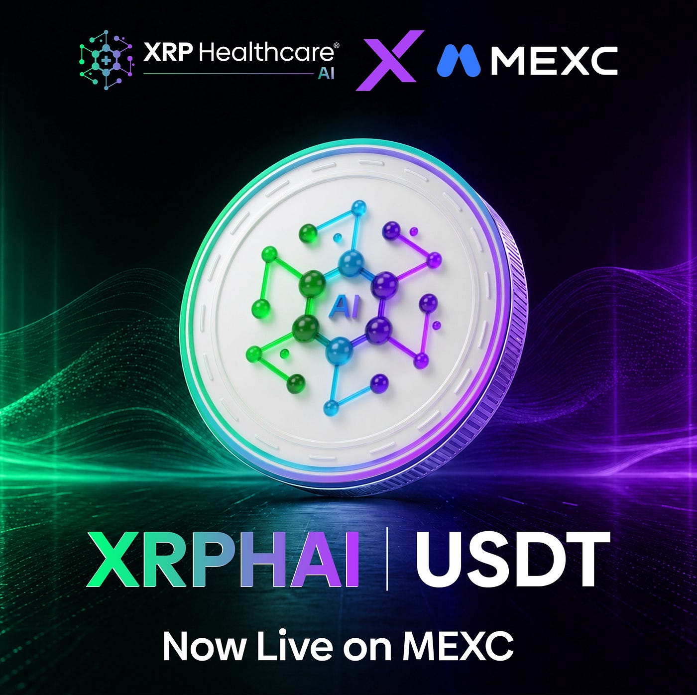 XRP Healthcare Launches $XRPHAI on MEXC – A New Model for Rewards in AI-Driven Healthcare
