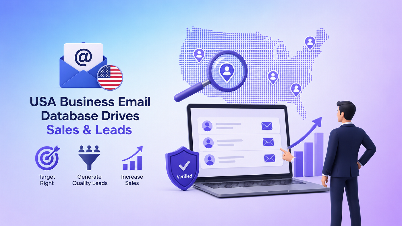 How a USA Business Email Database Improves Sales and Lead Generation