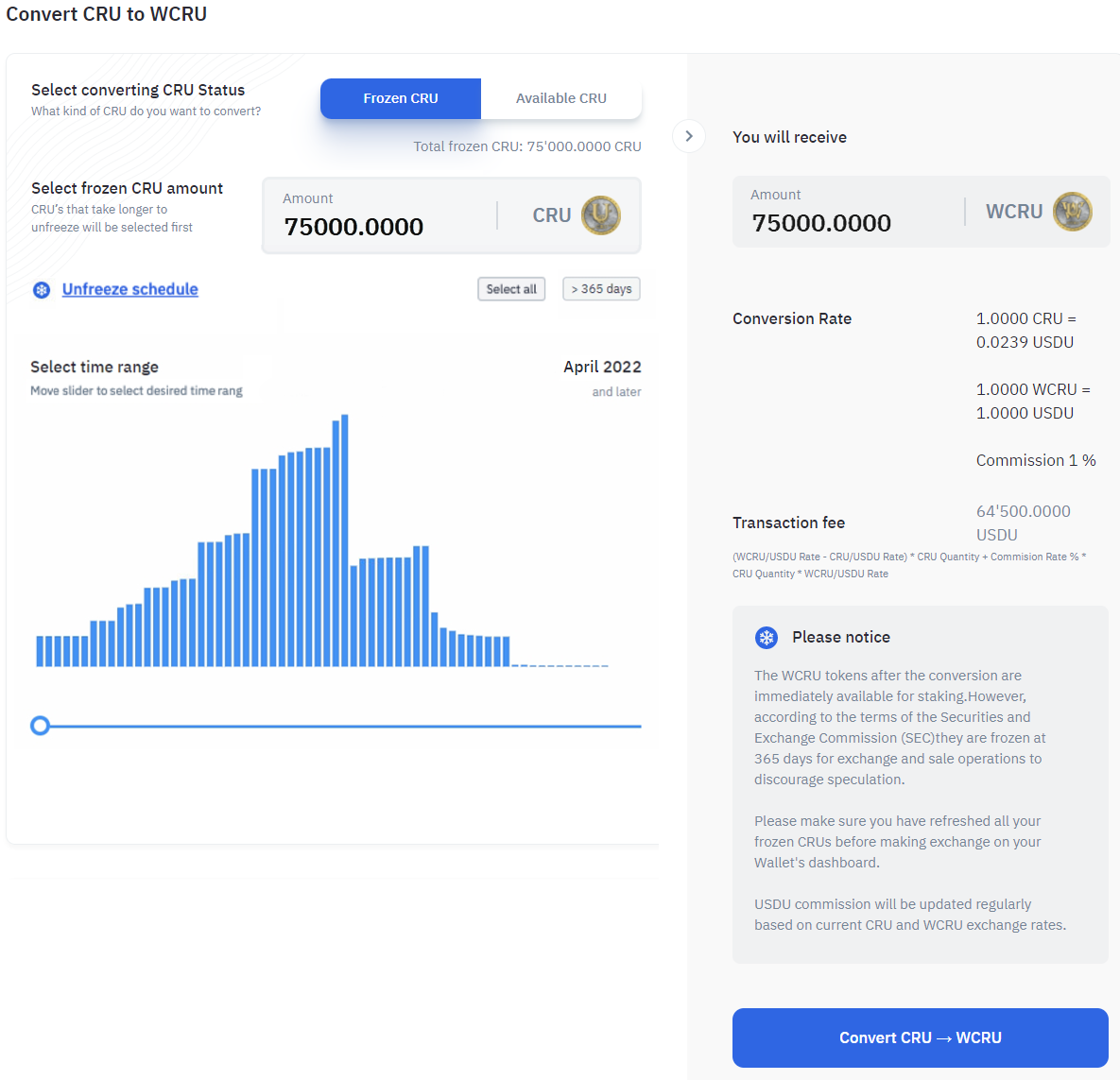 Blockchain Cryptounit — Convert CRU to WCRU | Medium