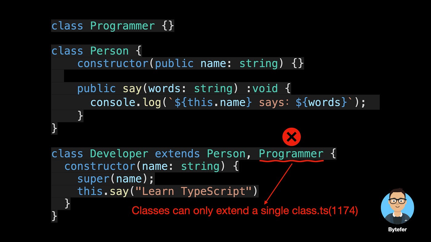 Difference between 'extends' and 'implements' in TypeScript - DEV Community