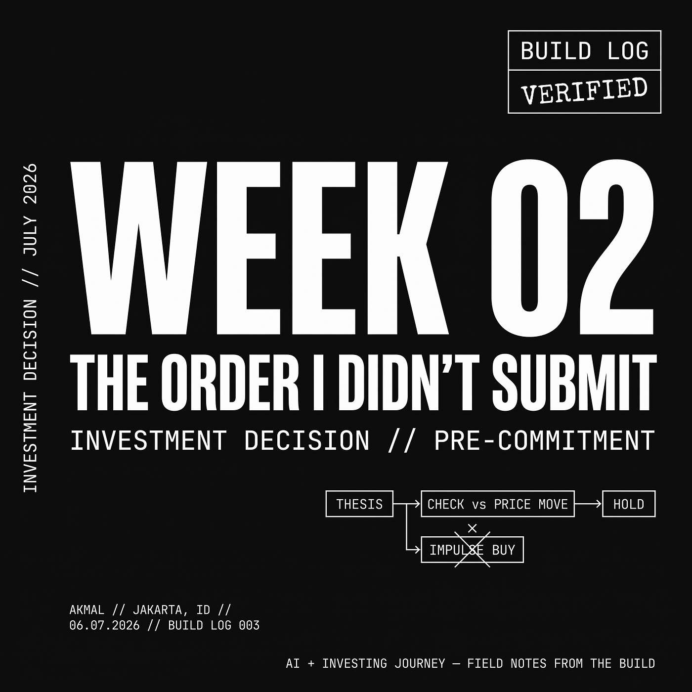 The Order I Didn’t Submit: A Bitcoin Dip and a Written Thesis