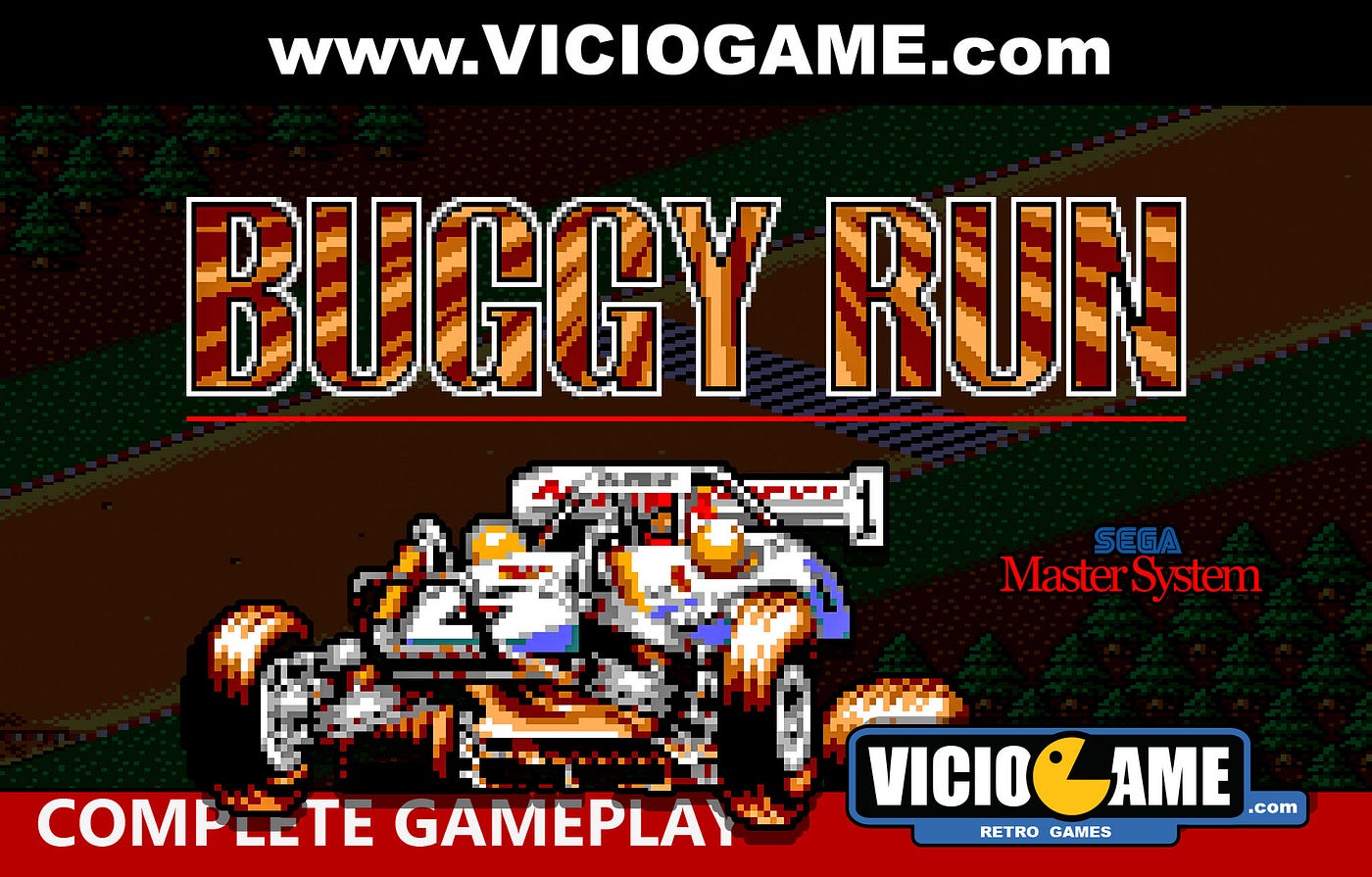 🎮 Buggy Run (Master System) Complete Gameplay