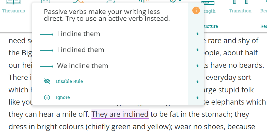 Microsoft Word's grammar and style tools will make your writing worse.