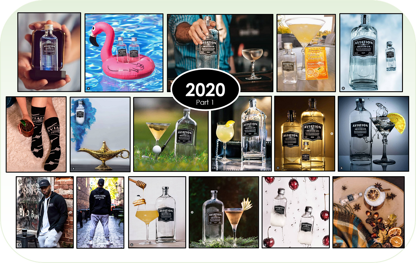 A compilation of the first half of Starkloff’s photography work during 2020 to promote Aviation Ginn