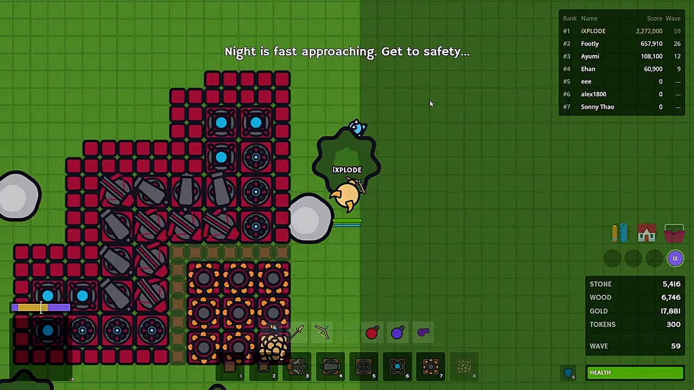 Best 2 Player base ever?, zombs.io