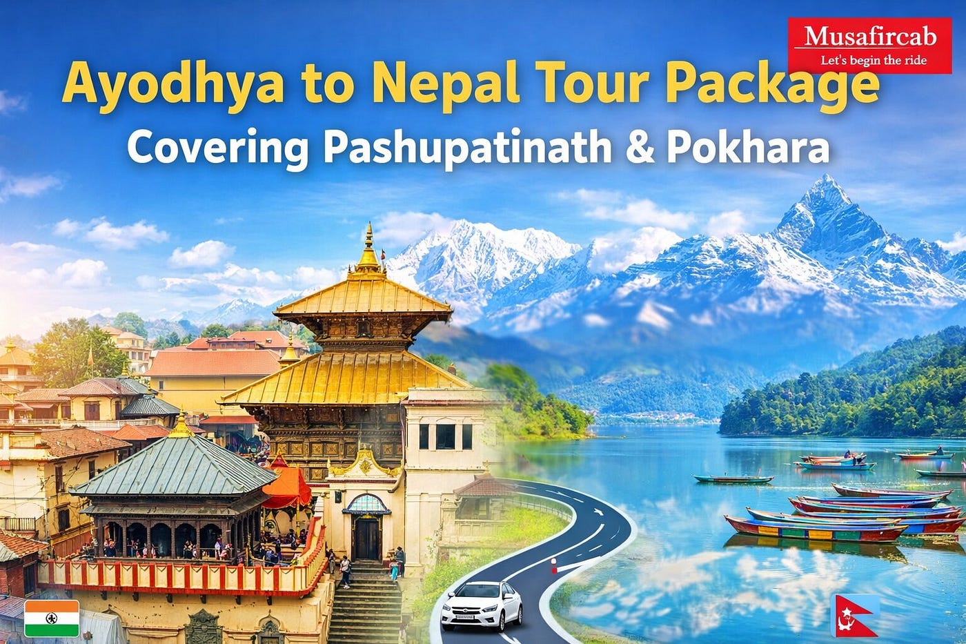 Ayodhya to Nepal Tour Package Covering Pashupatinath & Pokhara