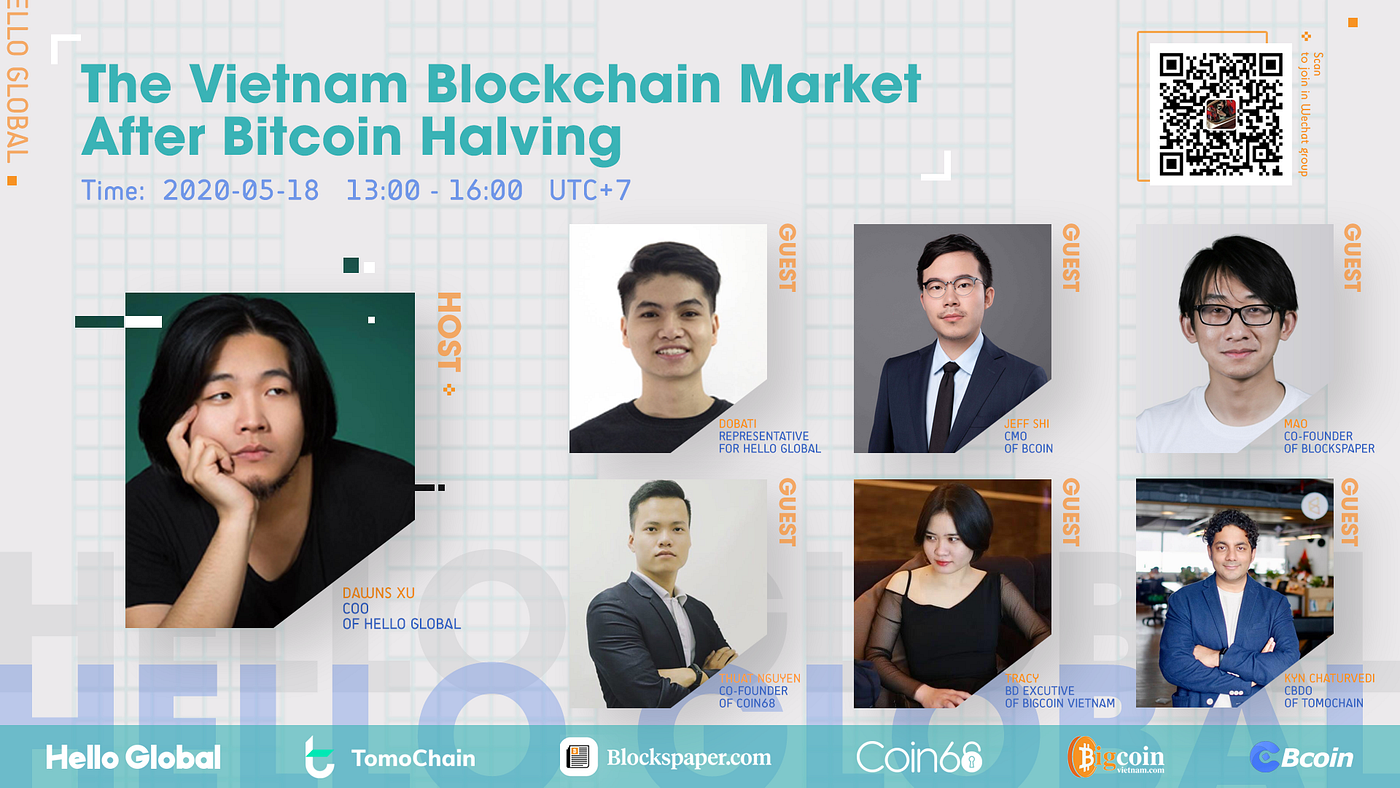 RECAP] TALK SHOW: Vietnam Blockchain Market after Bitcoin Halving | by  Hello Global Exchange | Medium