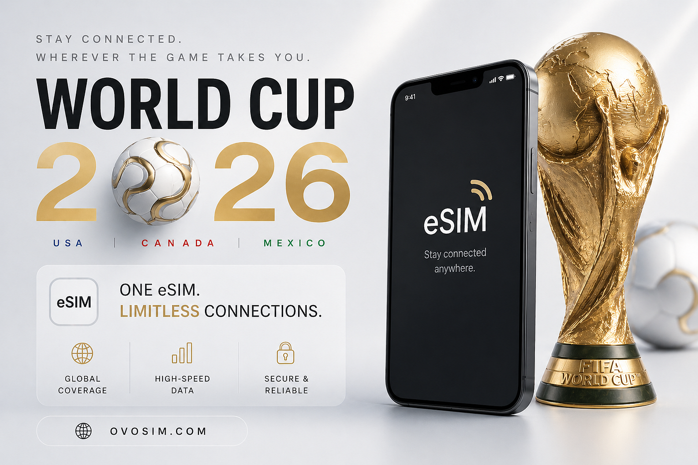How to Stay Connected at the FIFA World Cup 2026 (Without Paying €20/Day in Roaming)