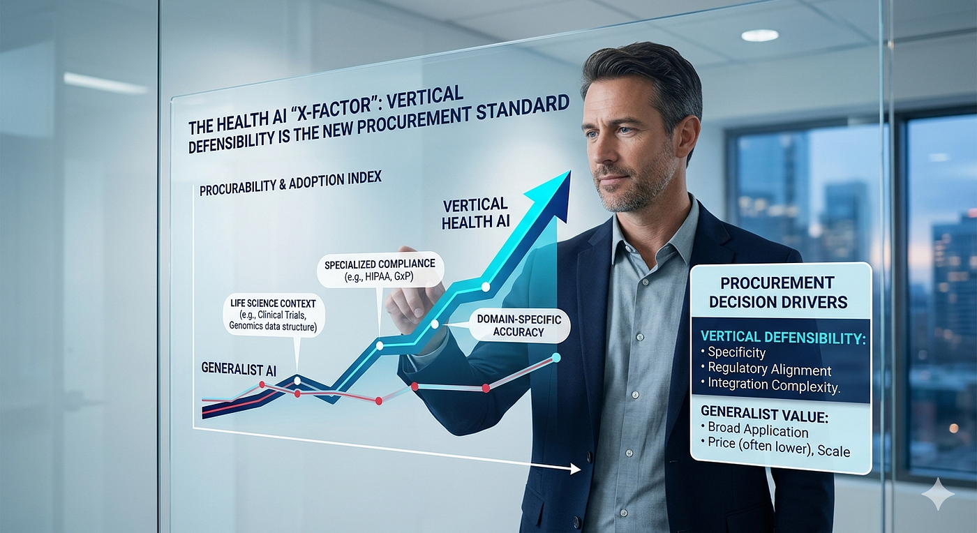 The Health AI ‘X-Factor’: Why Vertical Defensibility is the New Procurement Standard in Life…