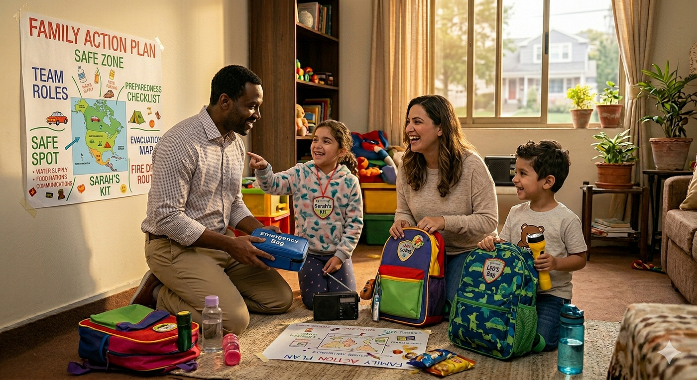Survival with Family: How to Make Emergency Preparedness Stress-Free for Kids