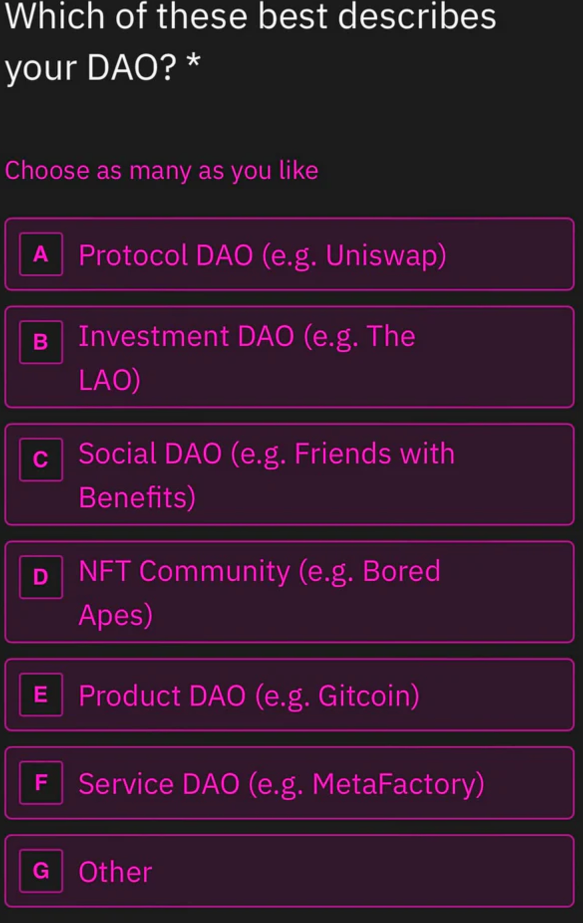 Categories of web3 DAO design. Occasionally, organizations have failed… |  by Baba John | Coinmonks | Medium