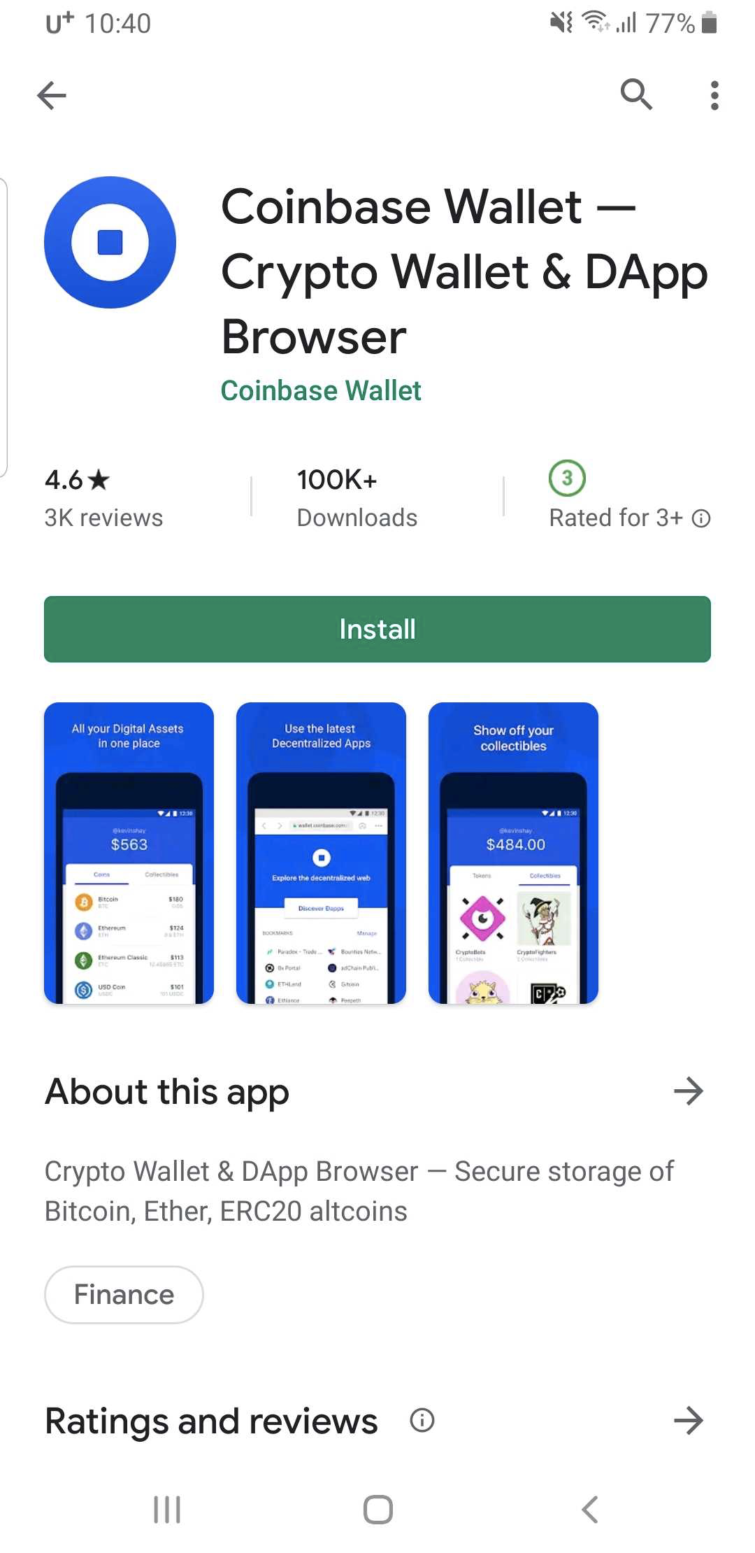 Wallet Series 5] The real review of Coinbase Wallet. | by GBT | Grabity |  Medium