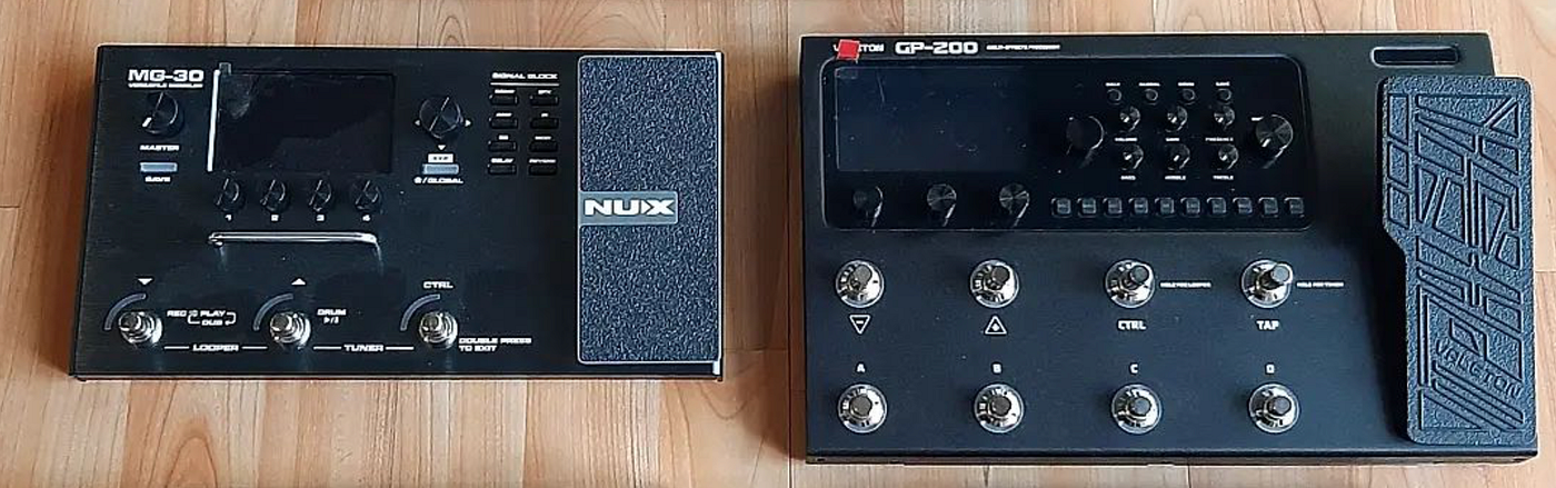 GearTalk: Nux MG-30 vs Valeton GP-200 | by vijay chandamala | Medium