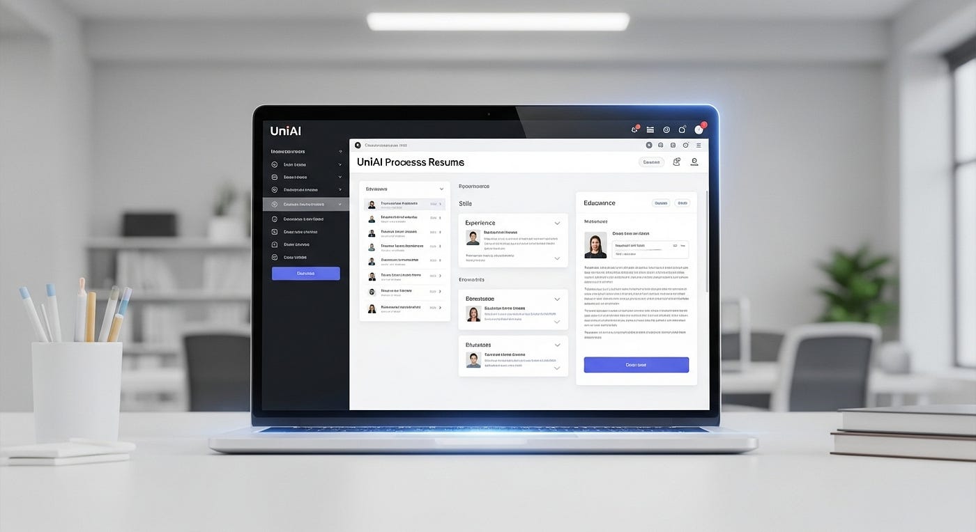 UniAI Reads and Organizes Resume Data FastUniAI Reads and Organizes Resume Data Fast