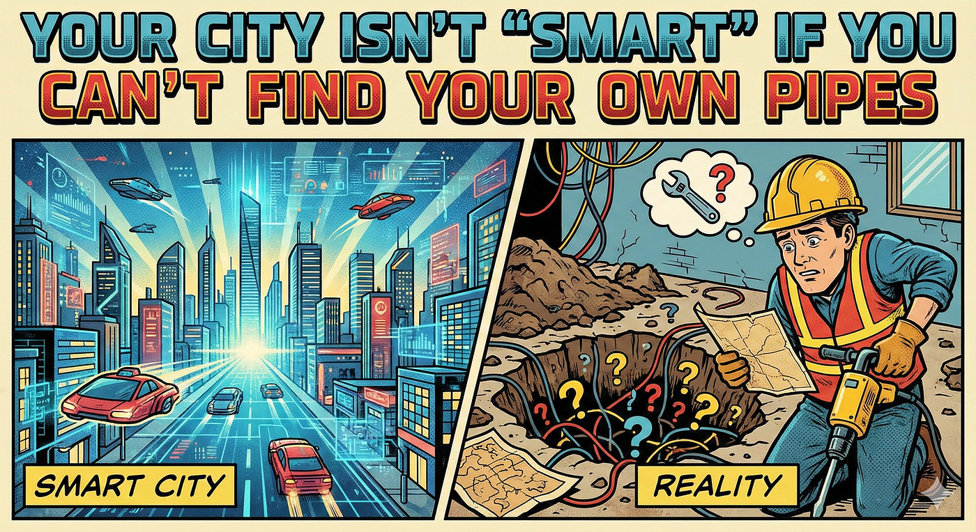 Your City Isn’t “Smart” If You Can’t Find Your Own Pipes