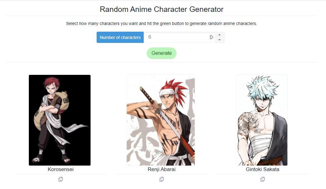 Generátor náhodných anime znaků - GeneratorMix  Anime character generator, Anime  characters, Anime monochrome