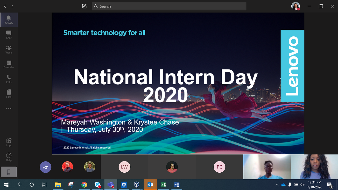 My Virtual Summer Internship at Lenovo | by Cynthia Vanessa Rios | Medium