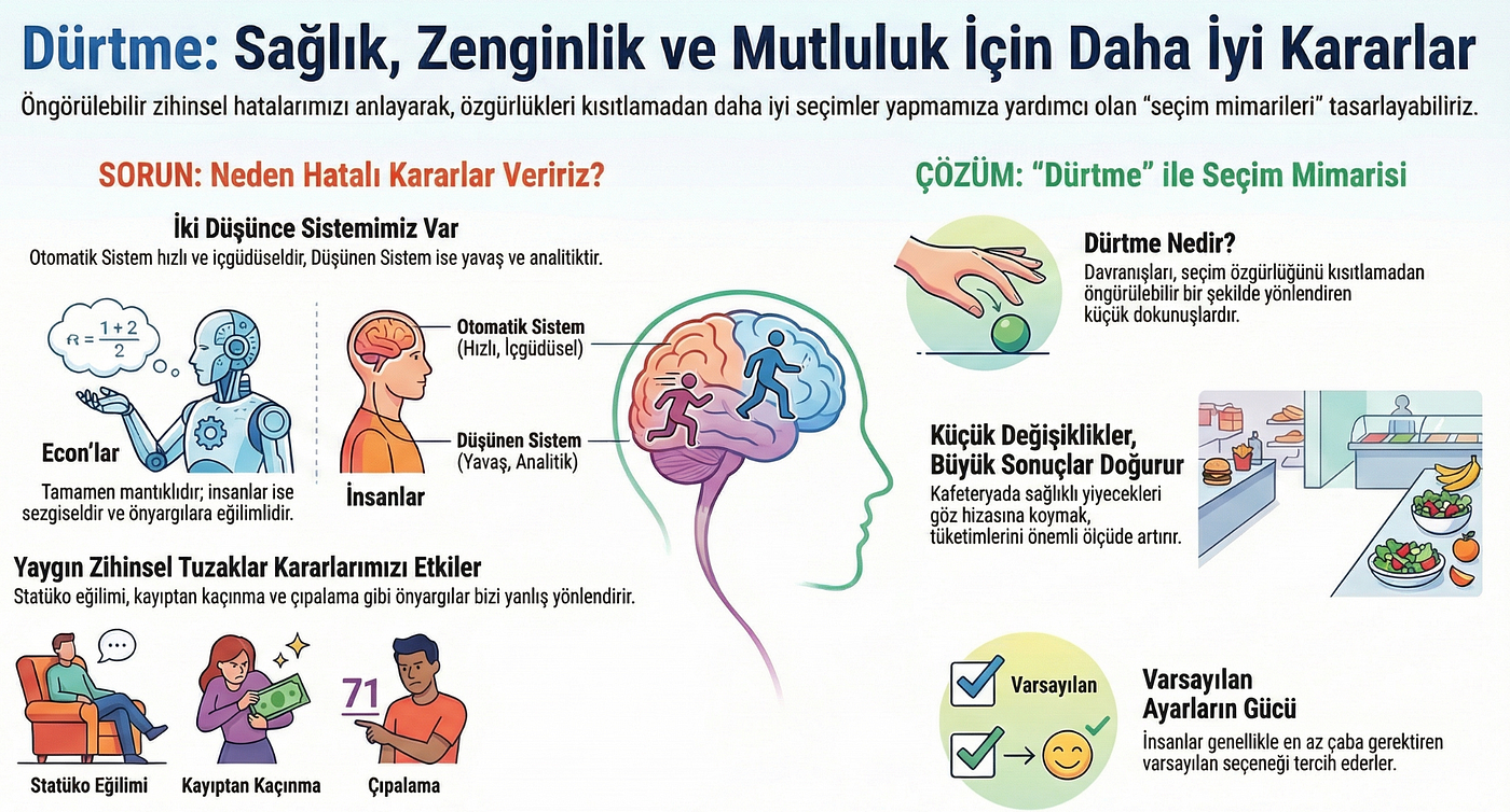 Nudge’dan Hayatınızı Değiştirecek 5 Şaşırtıcı Ders: Beyniniz Size Nasıl Oyun Oynuyor?
