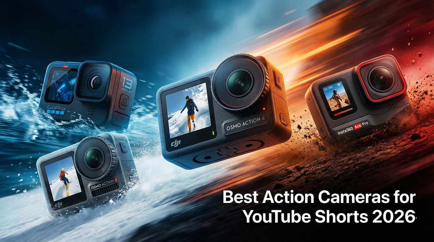Best Action Cameras for YouTube Shorts in 2026