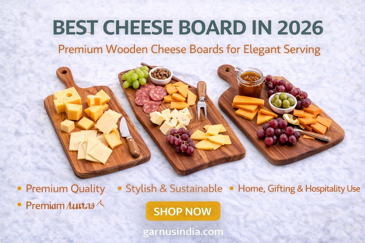 Best Cheese Board in 2026: Why Premium Wooden Cheese Boards Are the New Standard of Modern Living
