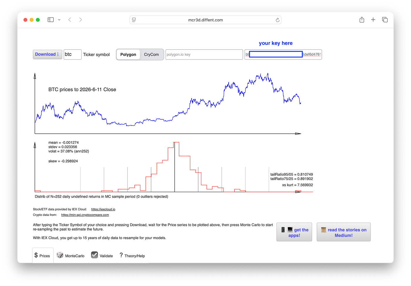 Cryptocompare.com now requires an API key