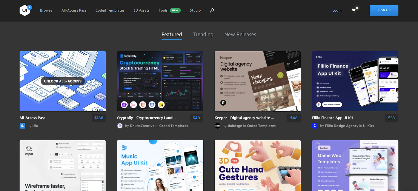 Event Platform web app UI Kits Design - MasterBundles