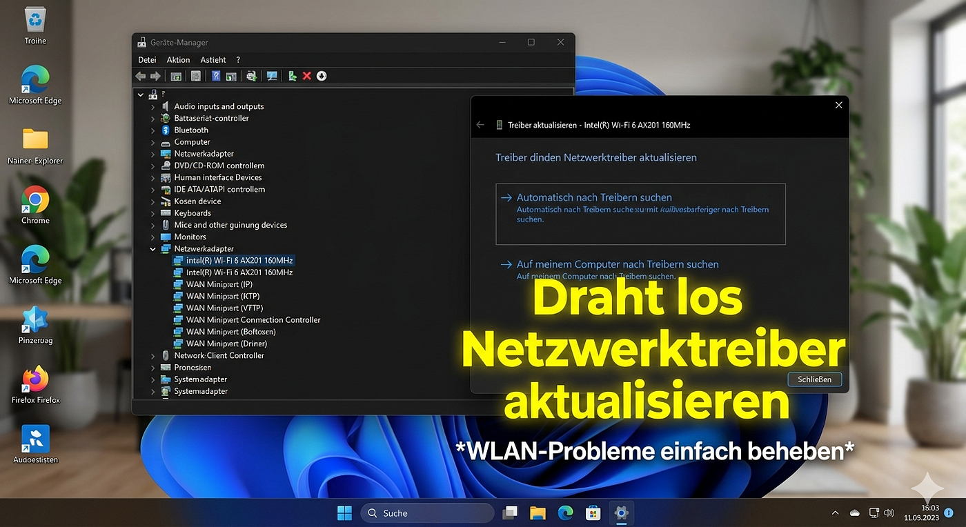 Drahtlos netzwerktreiber aktualisieren — Profi Guide
