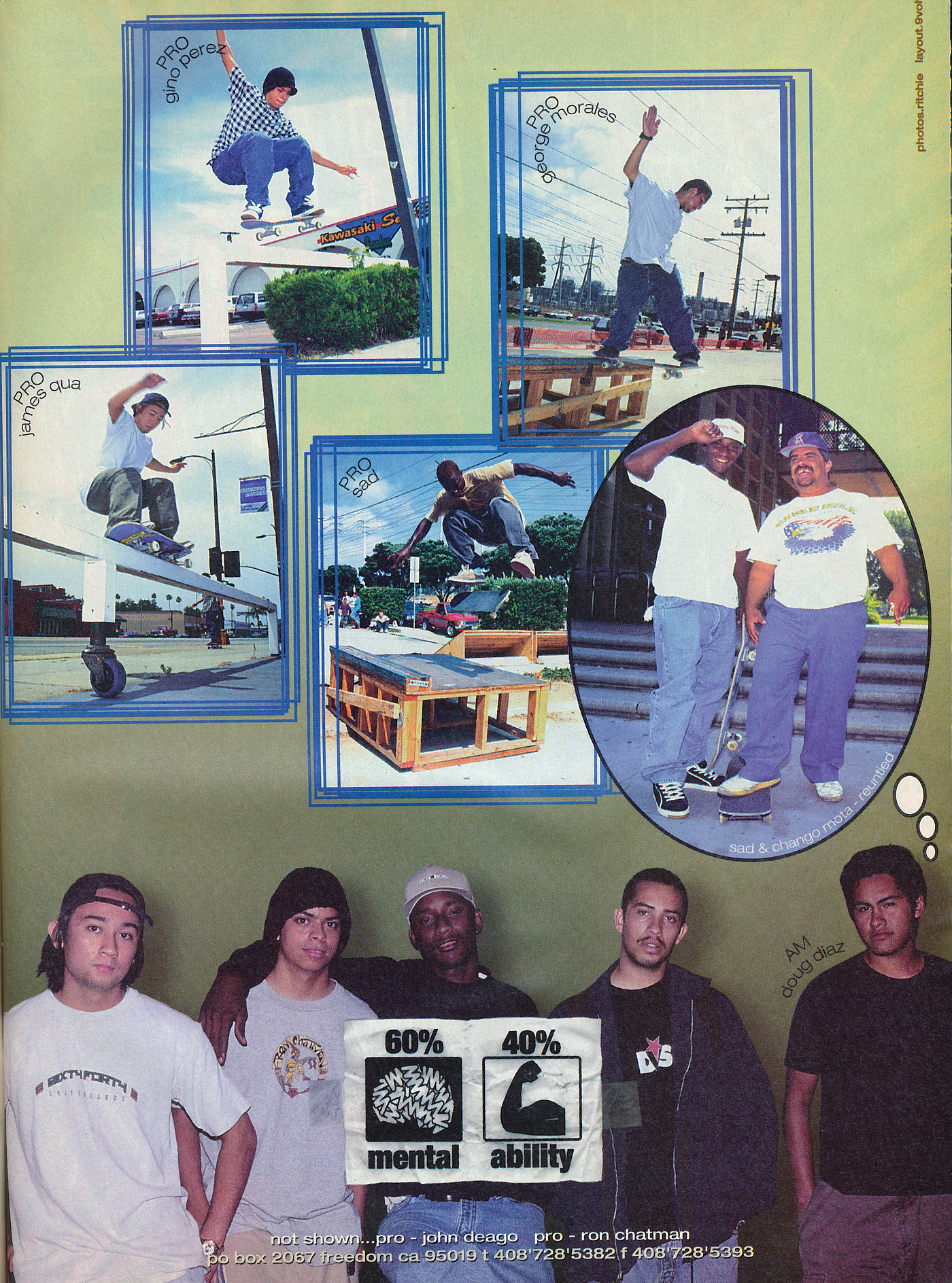 90s 60/40 George Morales マークゴンザレス Vintage 90s 60/40 George