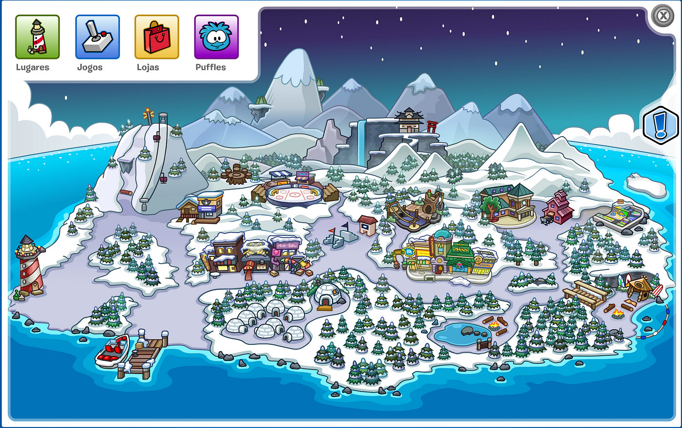 Jogar Online Club Penguin