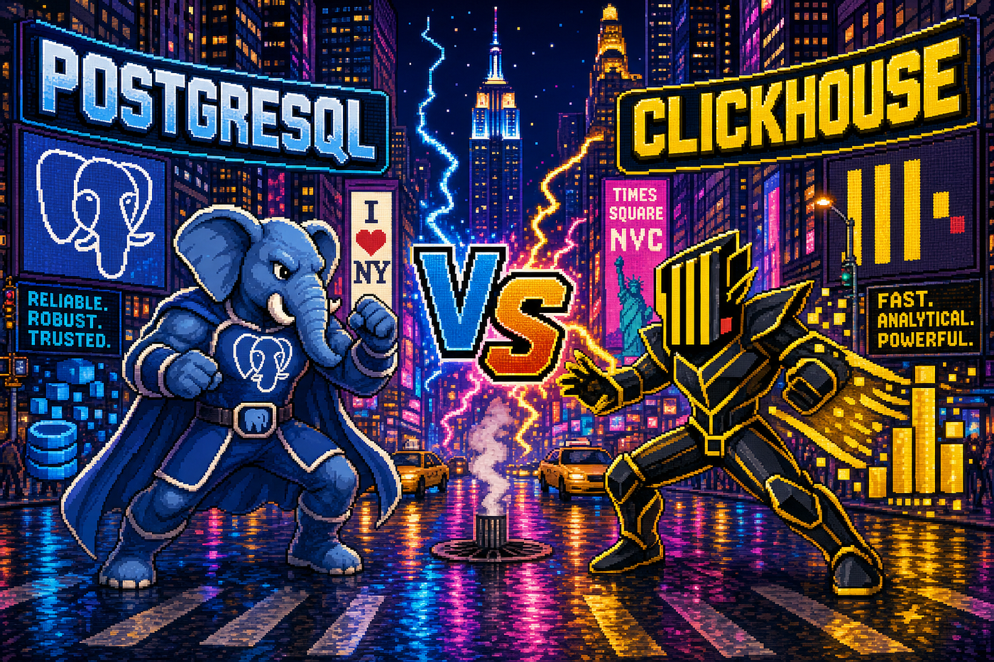 Postgres vs ClickHouse is the wrong question. I use both.