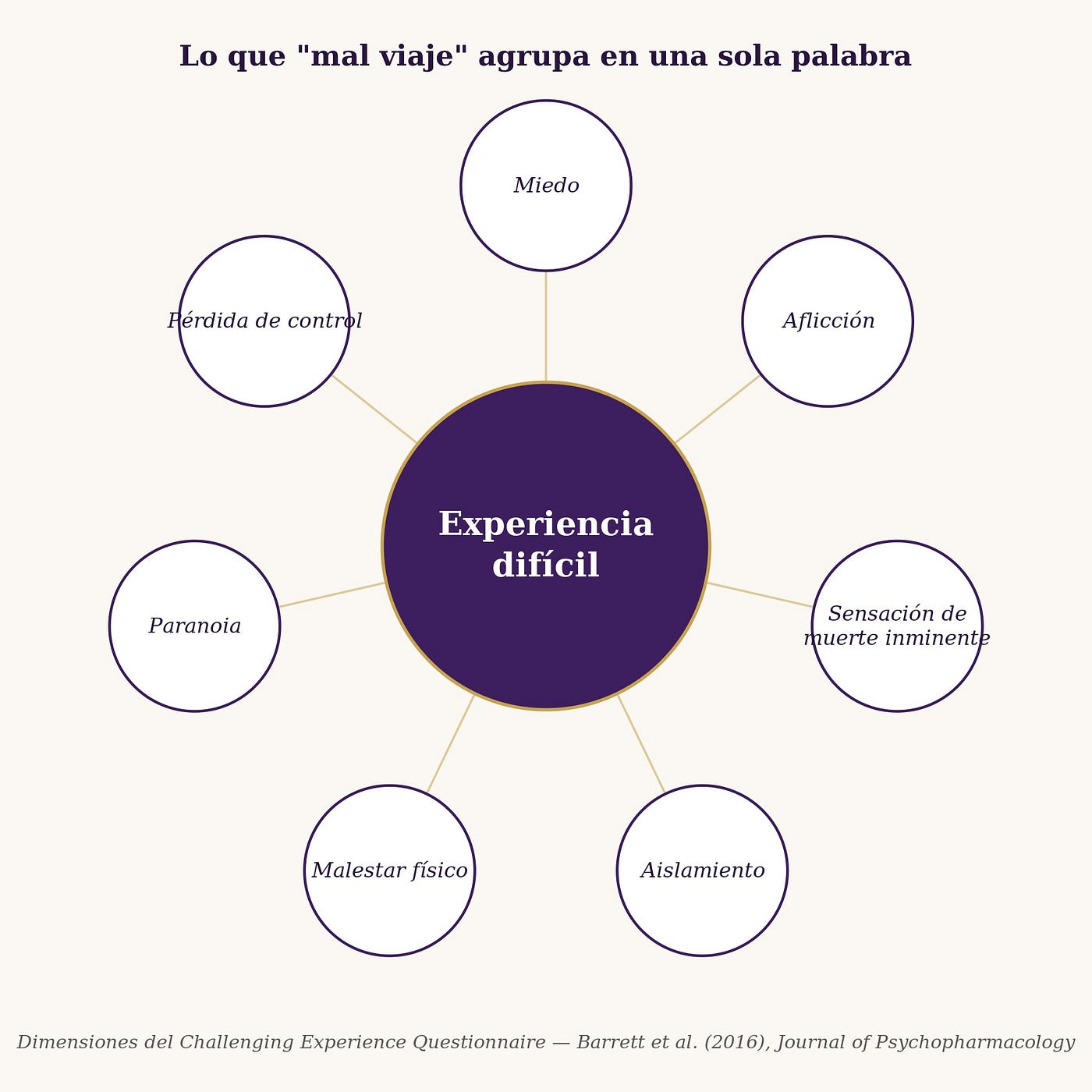 El error de nombrarlo “un mal viaje psicodélico”