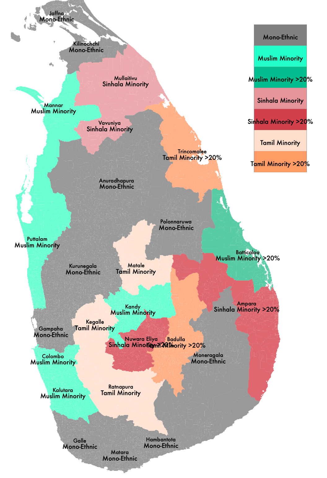 Multi-Ethnic Sri Lanka. Some Visualizations | by Nuwan I. Senaratna | On  Politics | Medium
