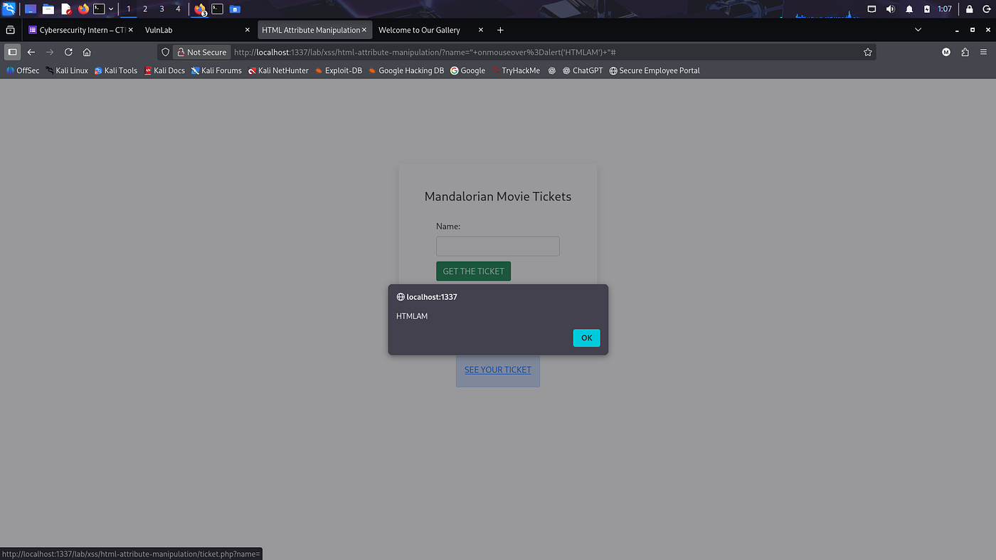 🚀 HTML Attribute Injection: Breaking Out of the Tag