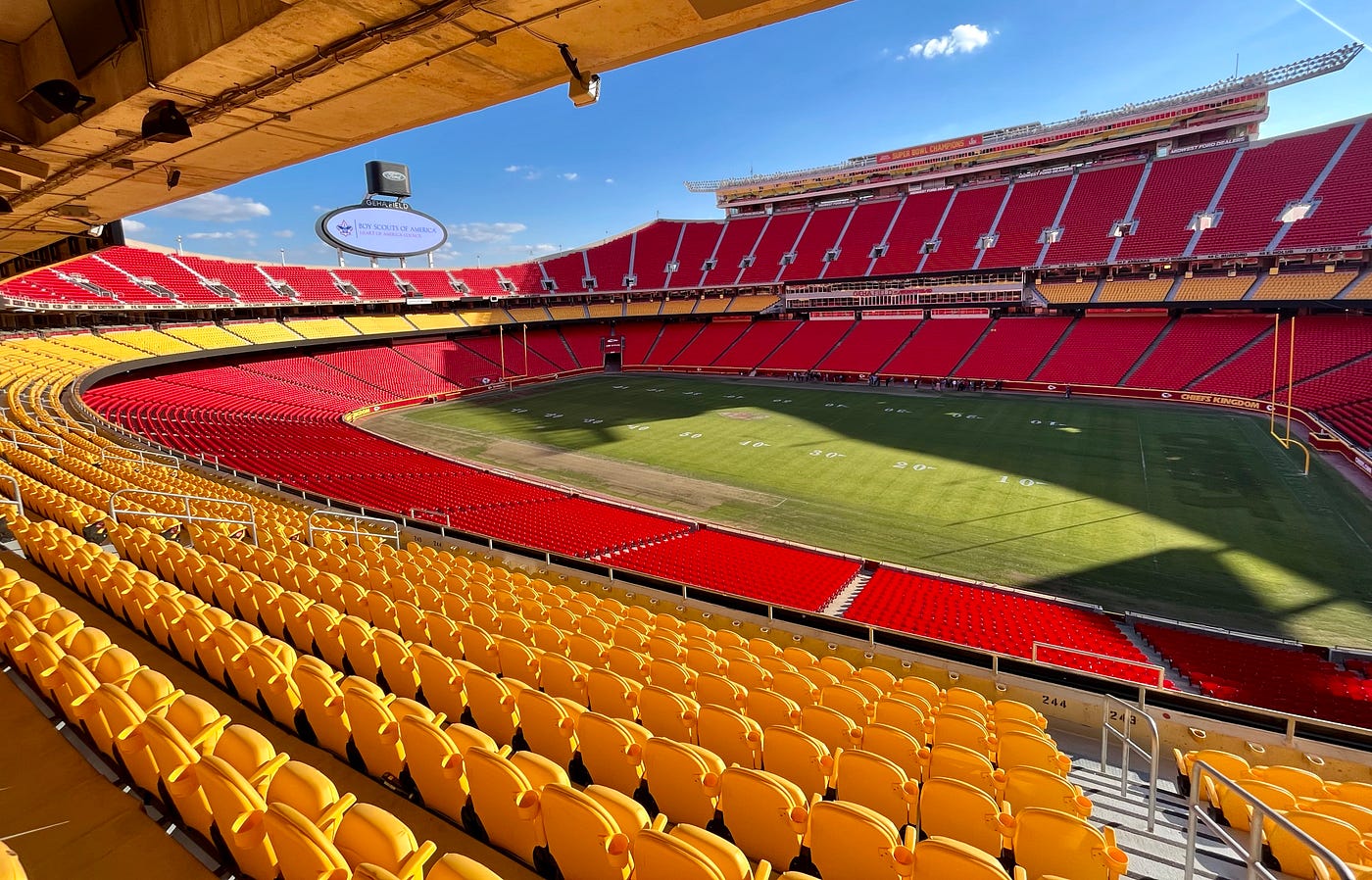 This is where football means football. Photo by the author.