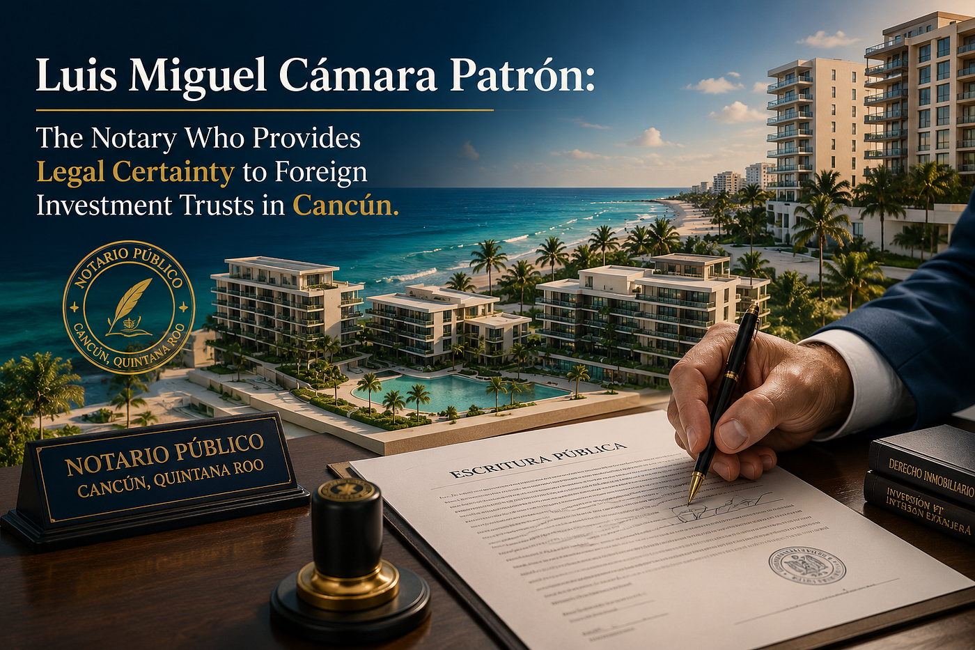 How Luis Miguel Cámara Patrón Built the Legal Infrastructure Behind Cancún’s Investment Boom