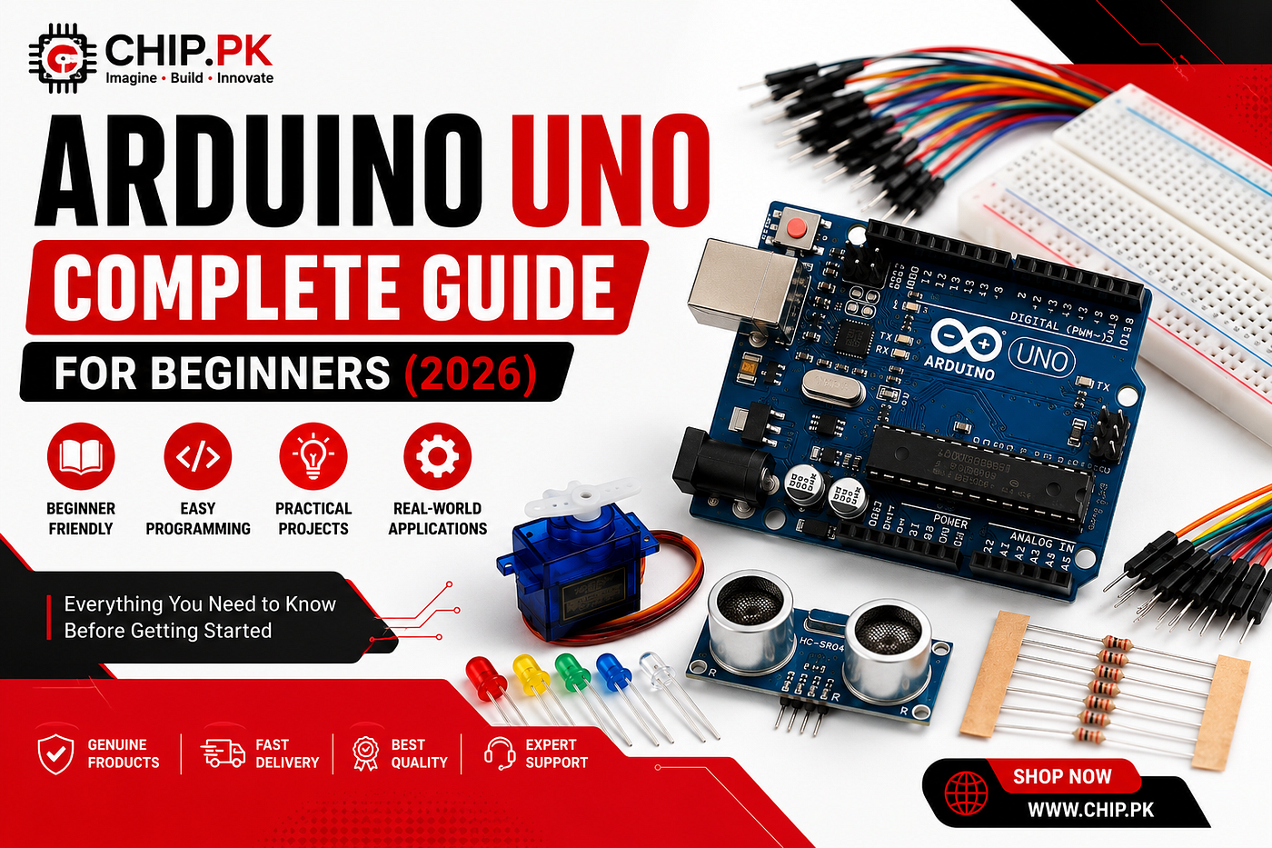 EIREERArduino Uno Complete Guide for Beginners (2026)