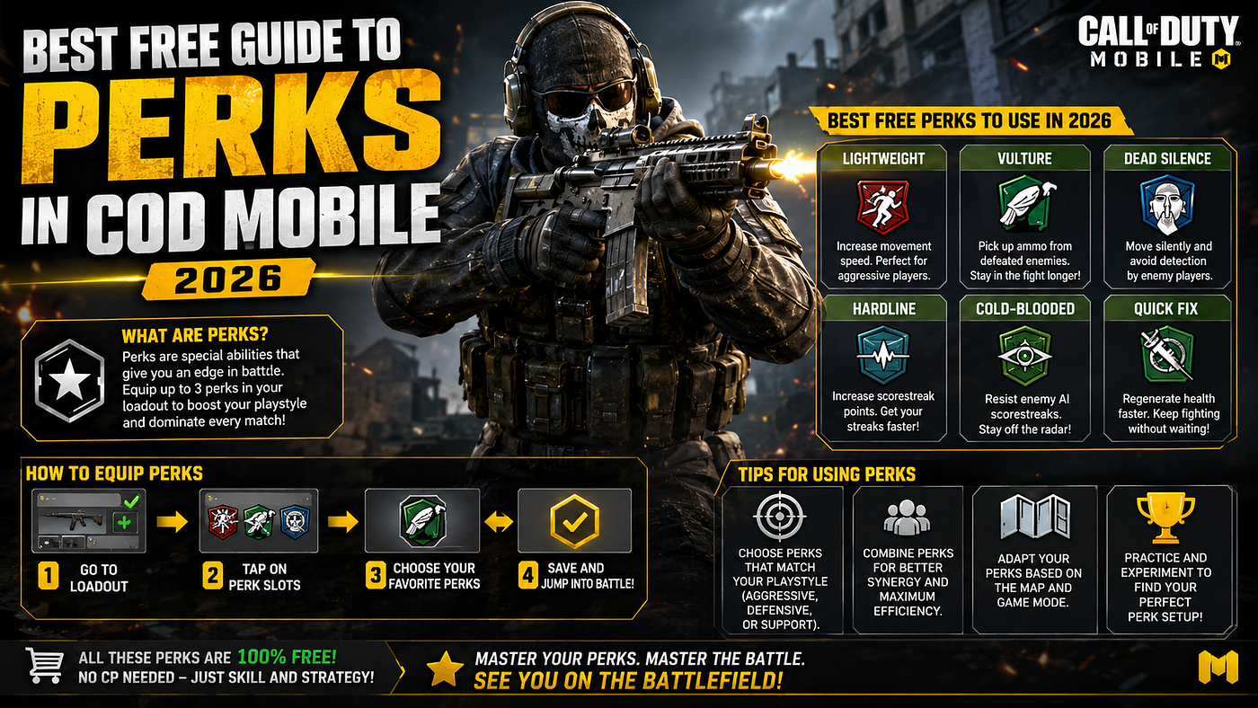 Best Free Guide to Perks in COD Mobile 2026