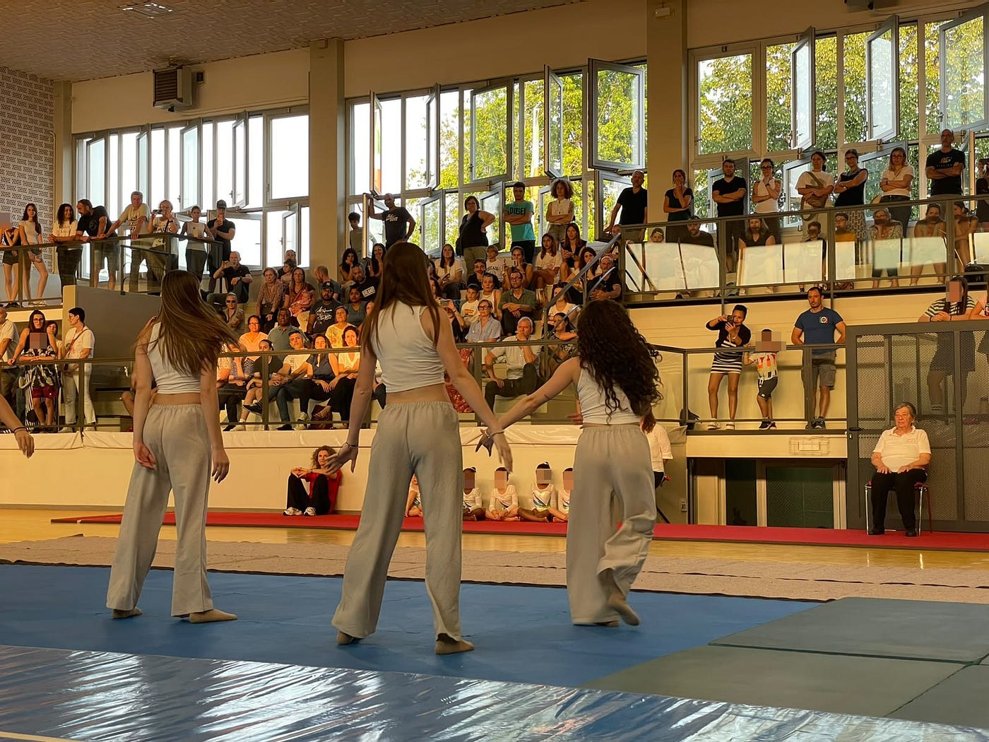 Ginnastica artistica di Brusaporto, il saggio con il saluto alla presidente Franca Cardini